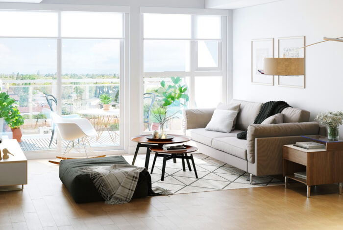 300 Main20th Living Rendering