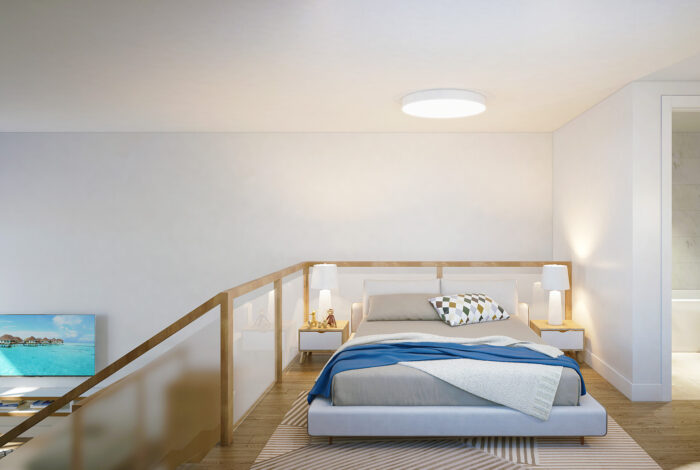 302 Main20th Loft Bedroom
