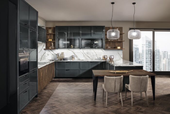 Cucina Grafite Frontale 1 1307